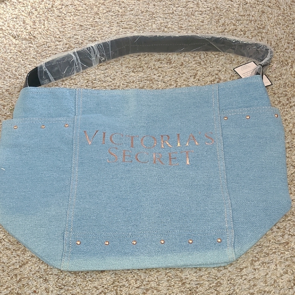 Victoria's Secret Light Blue Shoulder Bag